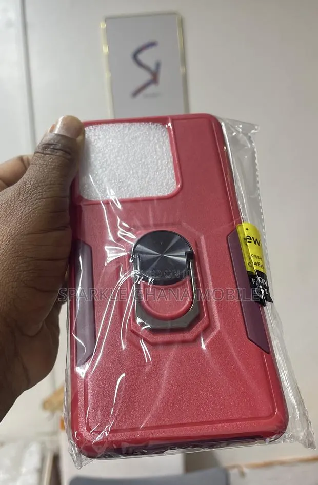 Motorola Moto Edge 2025 Protective Phone Case (Red) · Photo 1