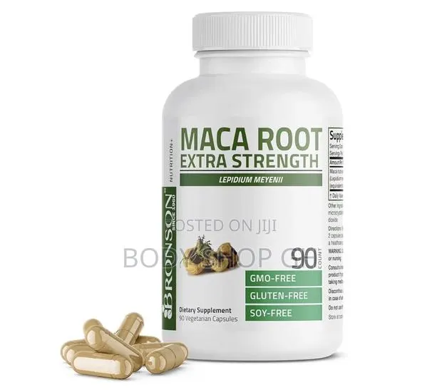 Extra Strength Maca Root Supplement - Lepidium Meyenii 90 Caps · Photo 1