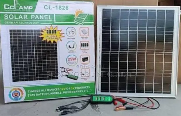 Cl- 1826 25w 18/5v Solar Panel · Photo 1