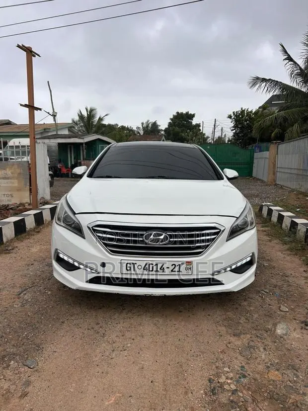 Hyundai Sonata 2016 White · Photo 1