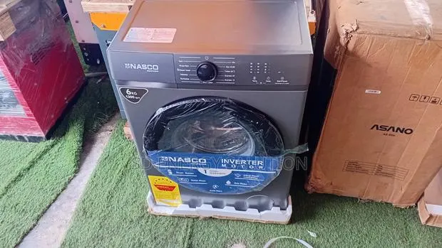 Nasco 6KG Full Automatic Washing Machine – Front Load · Photo 1