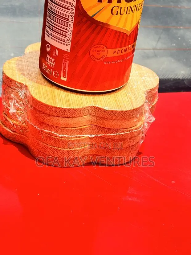 Design Bamboo Coaster 6pcs · Photo 1