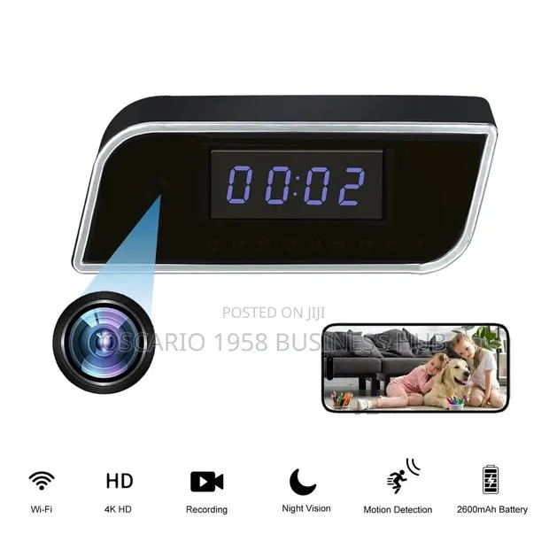Hd Wifi Spy Clock Camera - 1080p · Photo 1