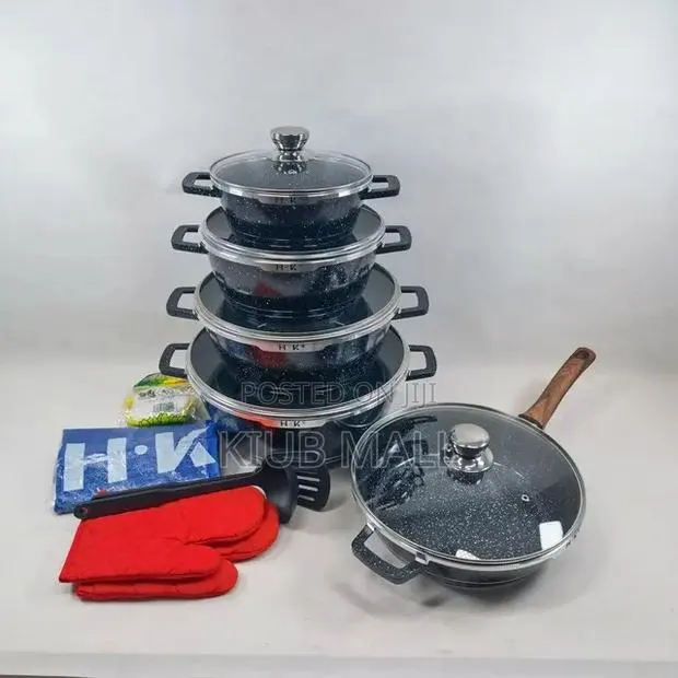 12 Pieces Pot Set Cookware · Photo 1