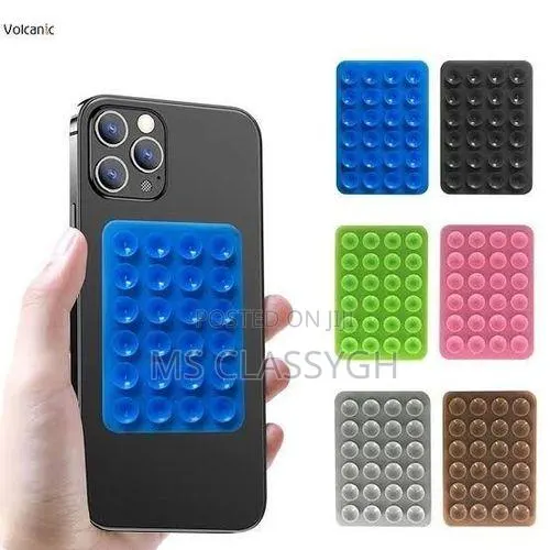 Silicone Suction Cup Phone Holder – Non-Slip Adhesive Stand · Photo 1