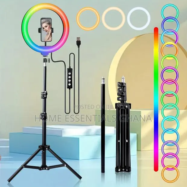 10′′ Premium Ring Light With Tripod Phone Holder · Photo 1