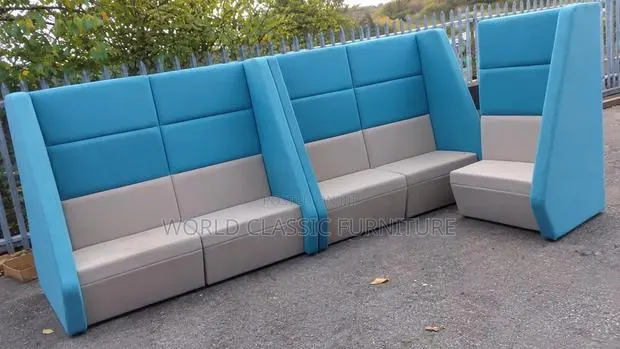 Modern High-Back Modular Booth Sofa · Photo 1