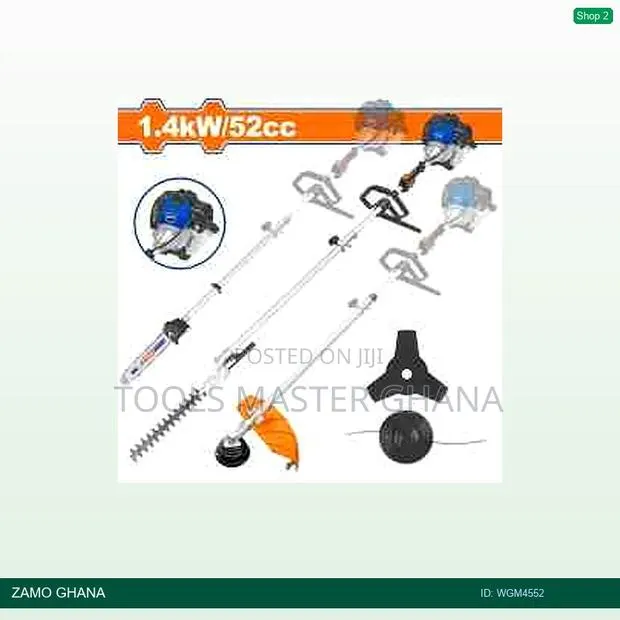 4in1 Gasoline Hedge Trimmer Multi - Wgm4552 · Photo 1