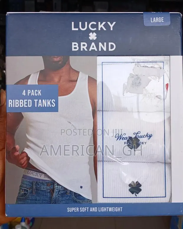 Lucky Brand Ribbed Tank, 4 Pieces(L) · Photo 1