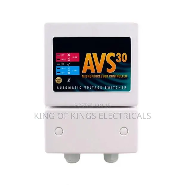 Space Avs30 Automatic Voltage Switcher - White/Black · Photo 1