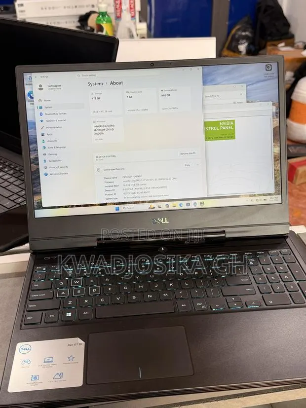 Laptop Dell G7 15 7590 16GB Intel Core i7 SSD 512GB · Photo 1