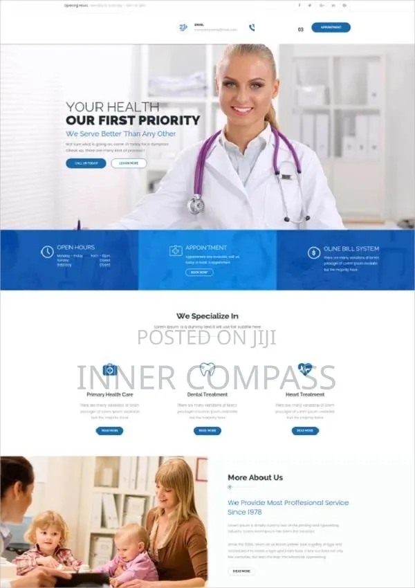 Professional Medical Healthcare Website Design · Photo 1