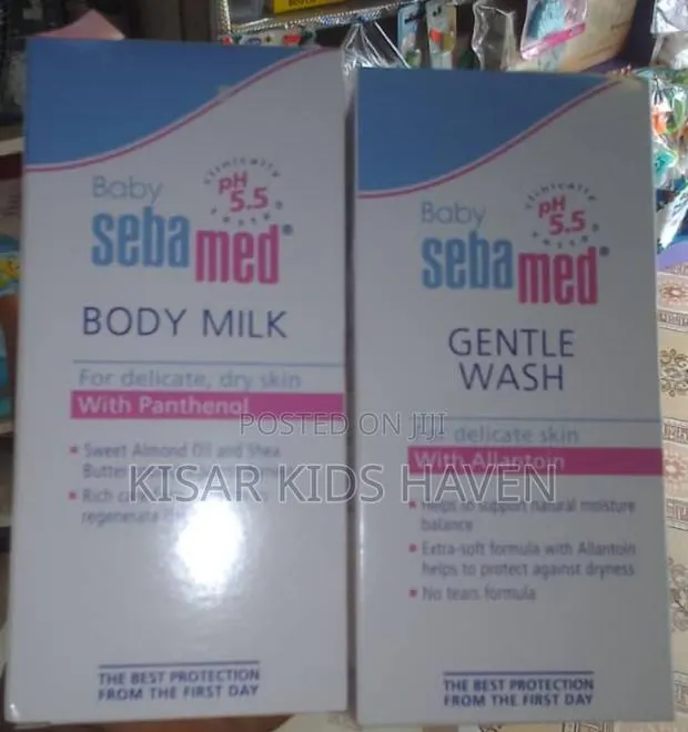 Seba Med Body Milk 200ml and Gentle Wash 200ml 0+ · Photo 1