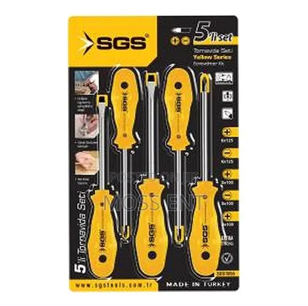 Screw Driver Yellow Series Set 5pcs - Sgs1055 · Photo 1