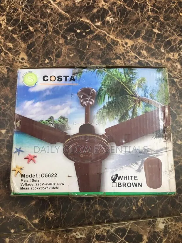 Costa Ceiling Fan – Reliable Cooling for Home and Office · Photo 1