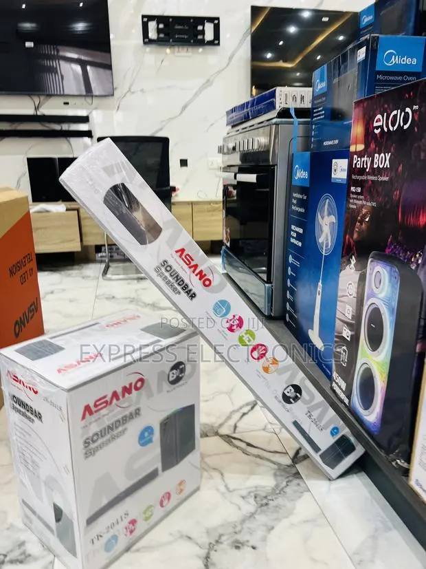 Zealous Sleek Black Asano Sound Bar With Woofer Tk-2041 · Photo 1