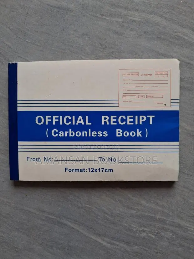 Official Receipt Book With Duplicate · Photo 1