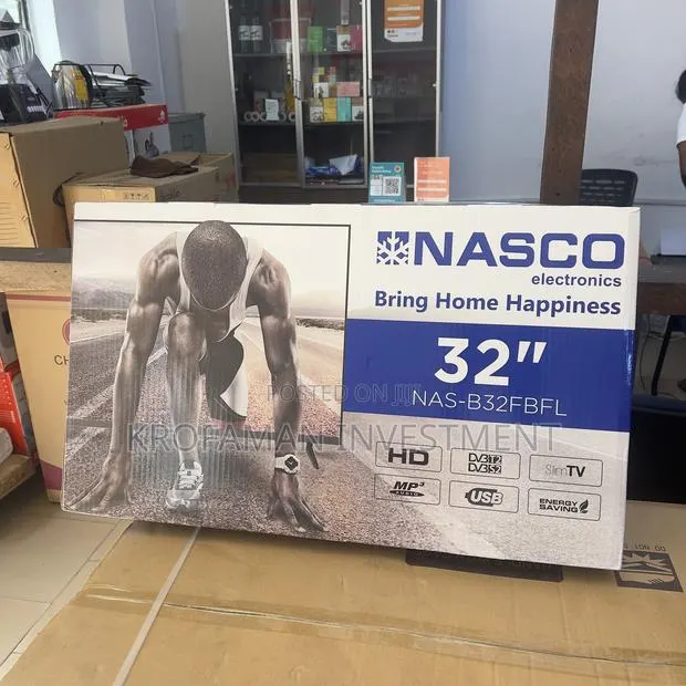 Nasco 32 Inches TV With Inbuilt Decoder · Photo 1