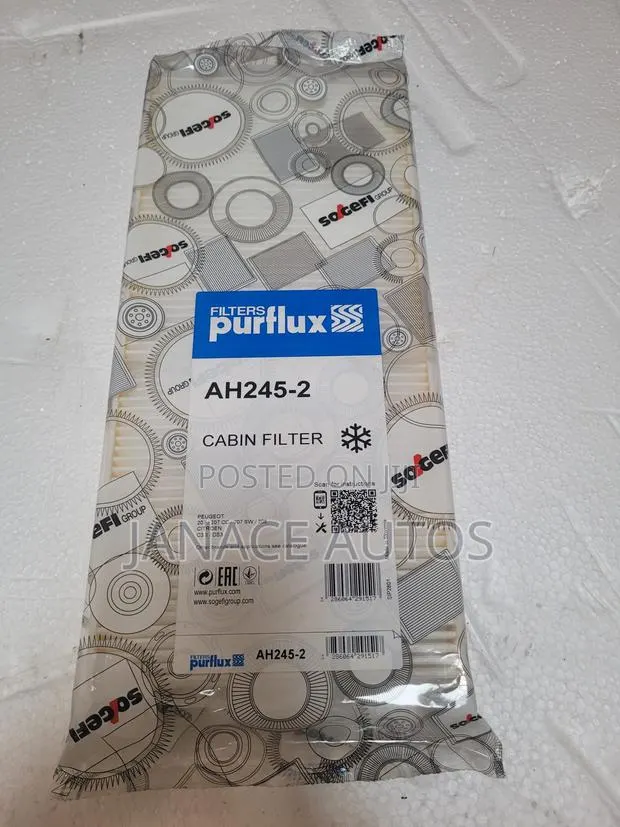 Citroen Ds Peugeot Pollen Filter Purflux Ah245-2 · Photo 1