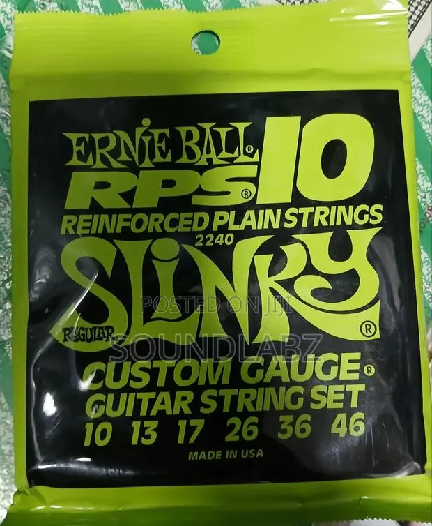 Ernie Ball RPS (Reinforced Electric Plain Strings) · Photo 1