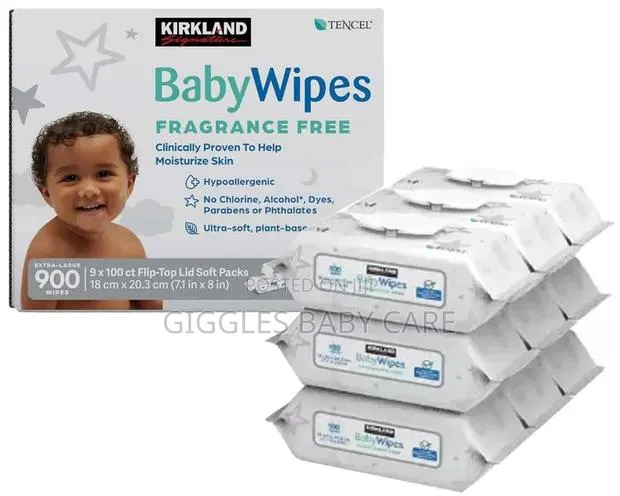 Kirkland Wipes 9 Packs X 100 Wipes · Photo 1