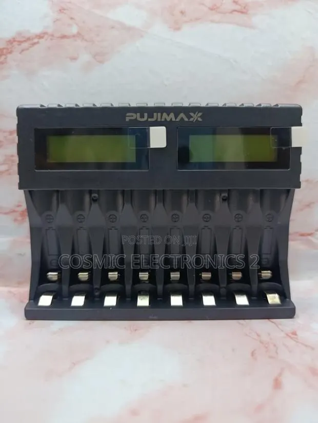 PUJIMAX 8-Slot Smart LCD AA AAA Battery Charger · Photo 1