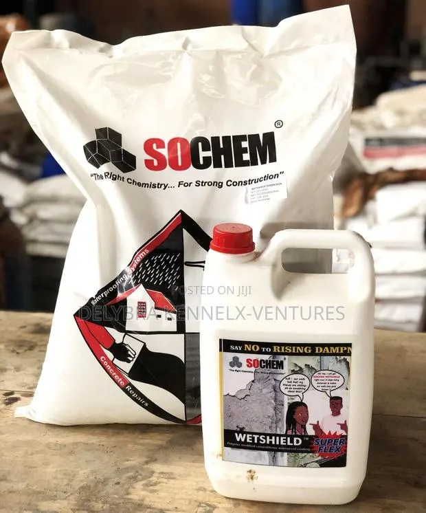 Sochem Concrete Repair + Wetshield Waterproofing Polymer · Photo 1