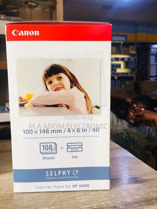 Canon 100x148mm Ink Paper Set:Sharp Details Stunning Prints · Photo 1
