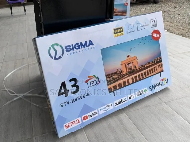 Frameless Sigma 43 Inch Smart Uhd Android Frameless Digital Tv · Photo 1
