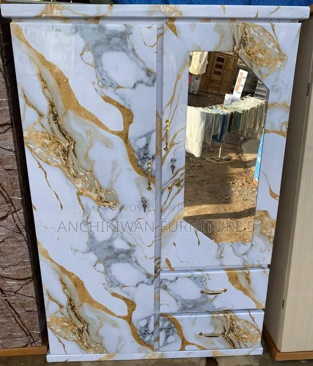 Wardrobe Fya Gold Design (Payment After Delivery) · Photo 1