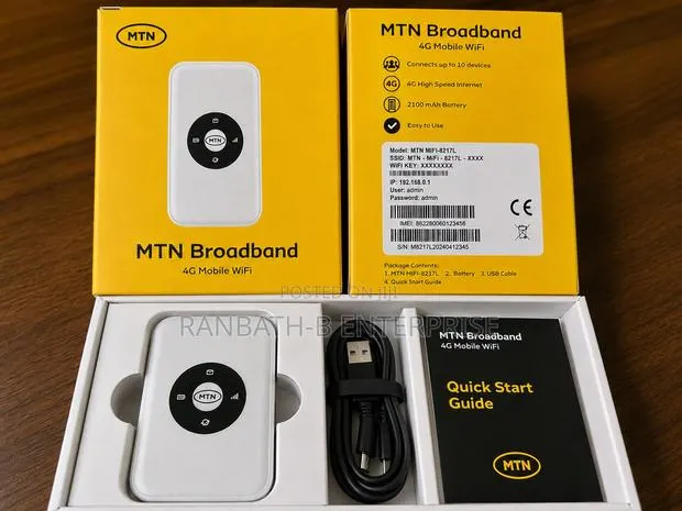 MTN 4g Lte Mifi Router | Connect Up to 10 Devices | Fast Internet · Photo 1