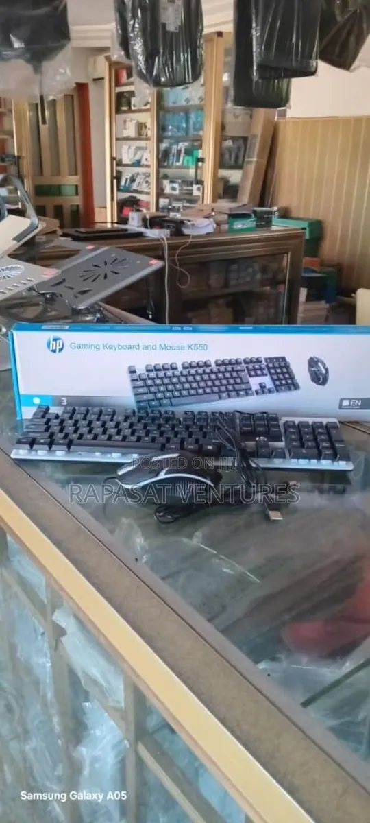 Hp Wired Gaming Keyboard Mouse Combo With Light · Photo 1