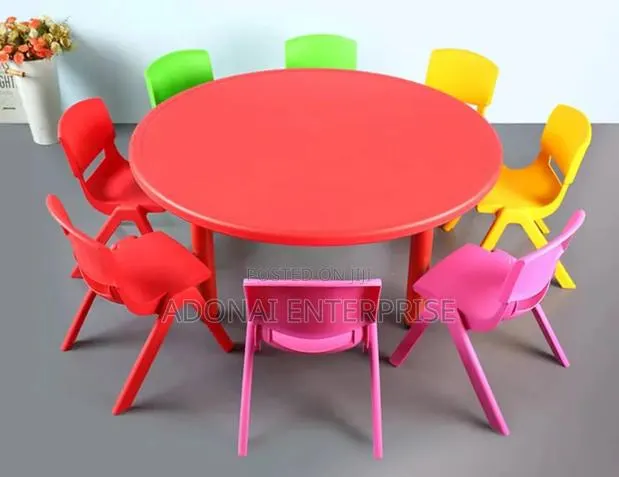 Kids Study Table Round Shape Ubg65v · Photo 1