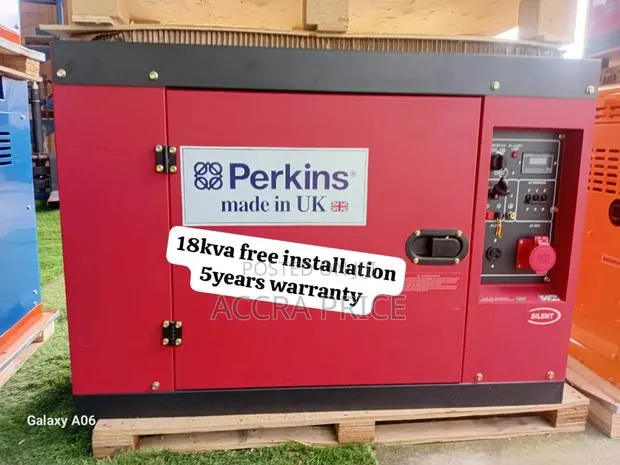 Silver Surgx Perkins 18kva Diesel Generator 18kva Diesel · Photo 1