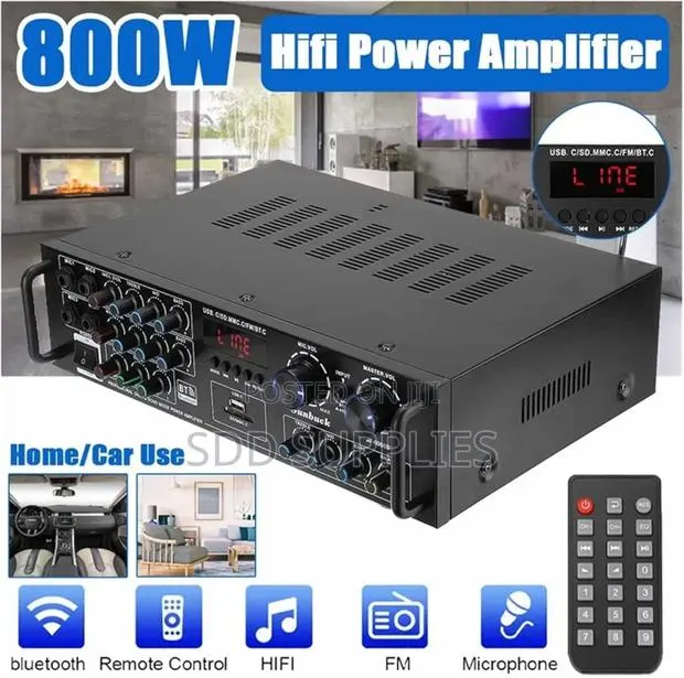Quality Power Amplifier 5.1 Channel 800 Watts · Photo 1
