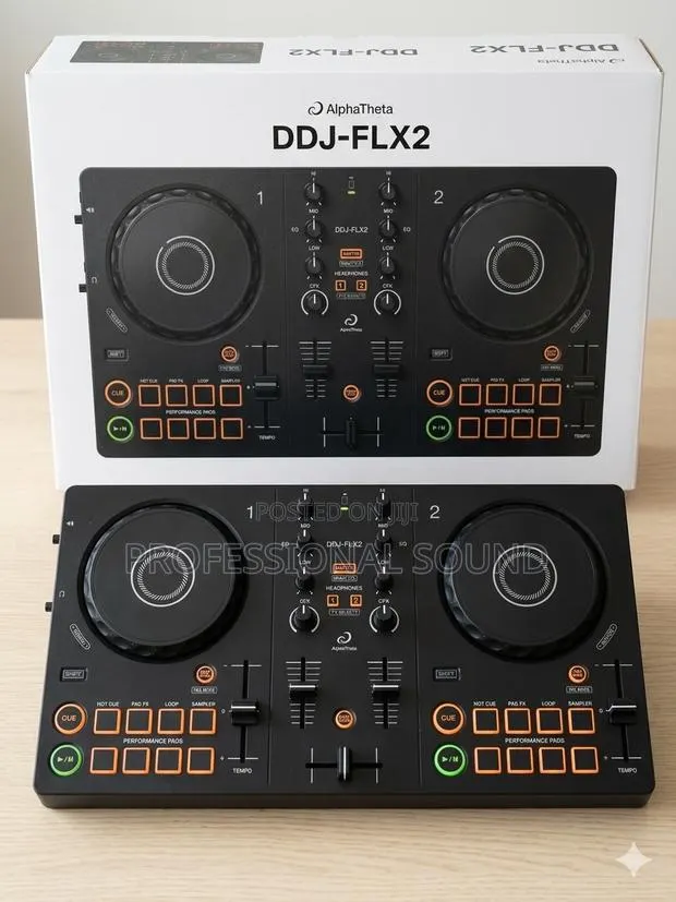 Alphatheta DDJ-Flx2 Is a Compact 2-Channel Dj Controller · Photo 1