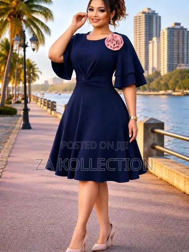 Elenzga Women's Fashionable Flare Dress · Photo 1