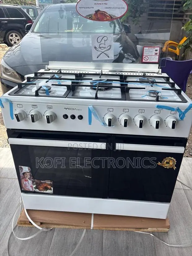 Mediatech 60x90 Freestanding Gas Cooker Spacious and Reliable · Photo 1