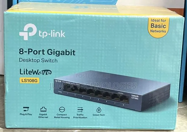 TP-Link 8-Port Gigabit Desktop Switch Ls108g · Photo 1