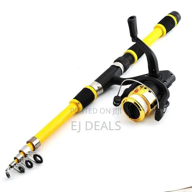 Telescopic Fishing Rod, Reel and Fishing Line 1.8m · Photo 1