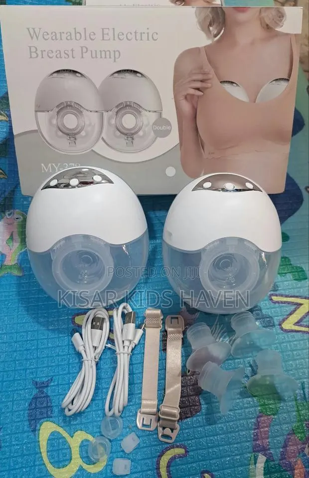 Double Wearable Electric Breast Pump With Extra Accessories · Photo 1
