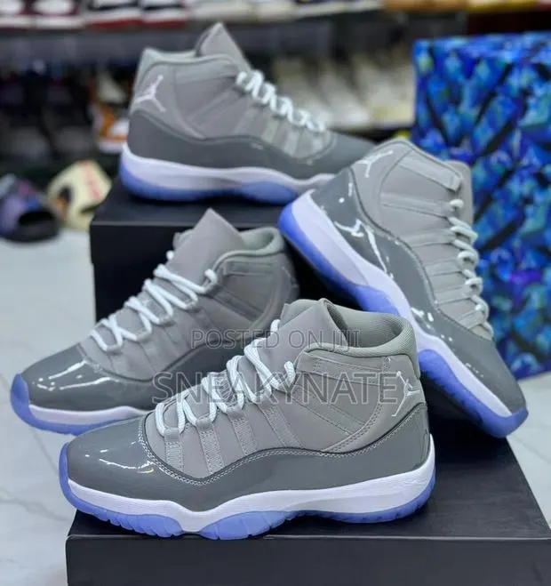 Cool Gray Jordan 11 Sneakers · Photo 1