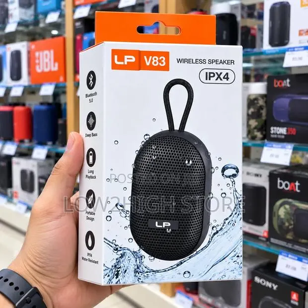 LP V83 8W Good Bass IPX4 Bluetooth Speaker - Low2High · Photo 1