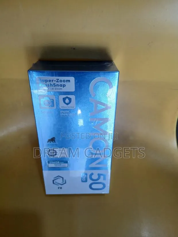New Tecno Camon 50 Pro 256 GB Black · Photo 1