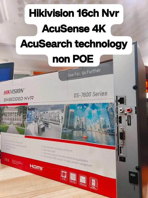 Hikivision Ds-7616nxi-(E) 16-Ch 1u K Series Acusense NVR Non Poe · Photo 1