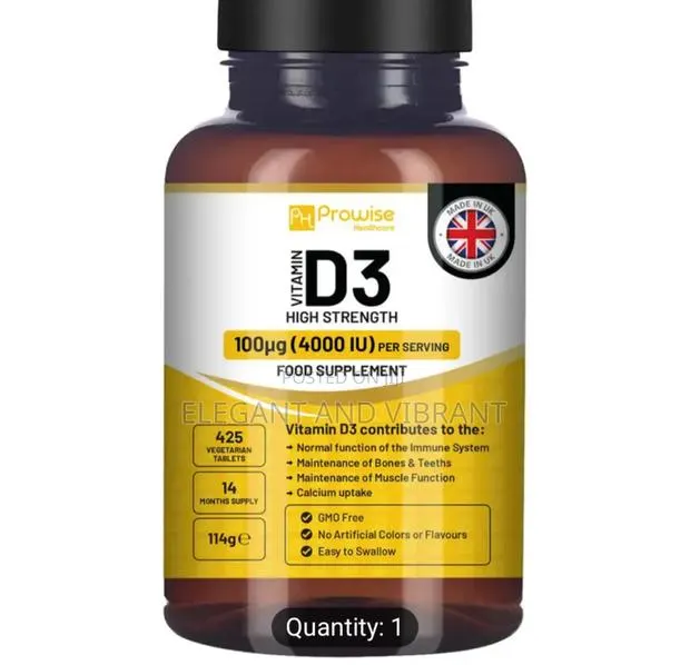 Vitamin D,4000iu High Strength 425 Tablets 14 Months Supply · Photo 1