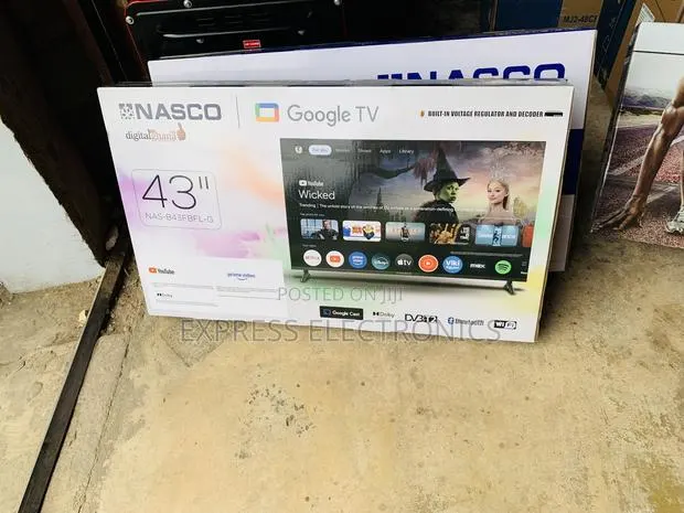 Limit Stock the Nasco 43" Full HD Smart LED TV (NAS-J43FBFL- Android · Photo 1