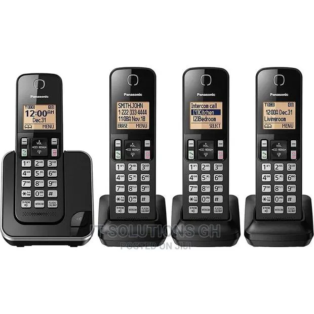 Panasonic Digital Cordless Phone System With 4 Handsets · Photo 1
