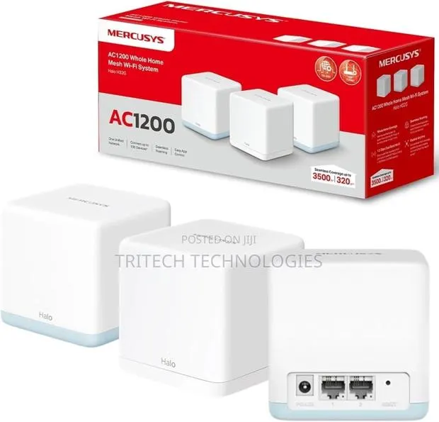 Mercusys Halo H32g 3in1 Access Point Ac1200 Whole Home Mesh Wifi · Photo 1