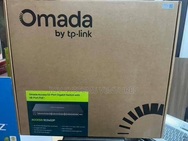 Omada Access 52-Port Gigabit Switch With 48-Port PoE+ · Photo 1